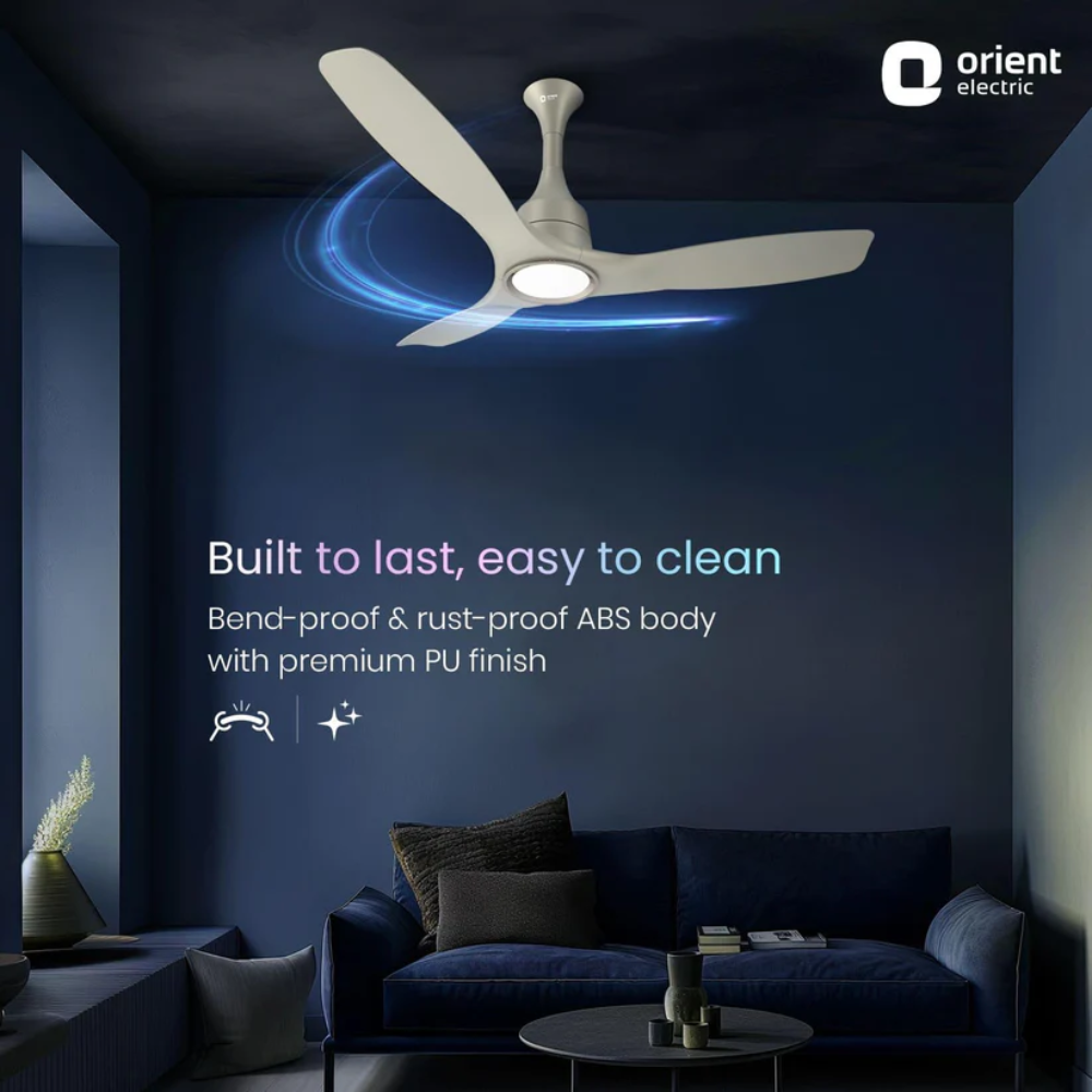 AEROSENSE SMART BLDC CEILING FAN UNDERLIGHT DUNE GOLD